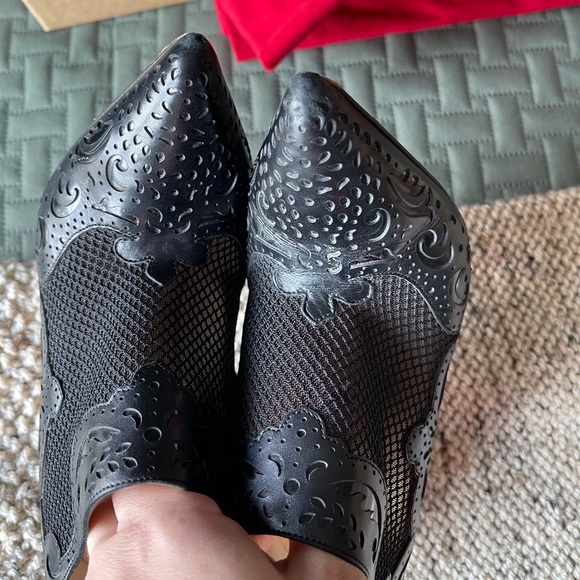 Christian Louboutin black statement booties! 37.5 - Picture 5 of 8
